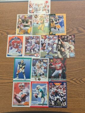 Vintage Football Trading Card Lot - 80's/90's
